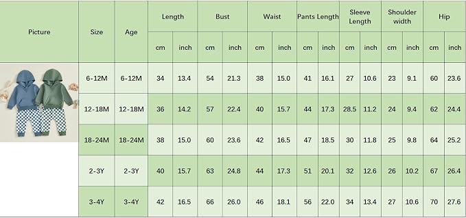 Infant Baby Boy Fall Winter Clothes Outfit Hooded Long Sweatshirt Pant Set - Image 9