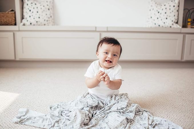 Copper Pearl Swaddle Blankets for Newborns | Soft Stretchy Receiving Blankets - Image 7