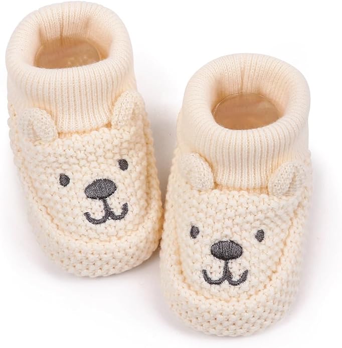 Newborn Baby Boys Girls Cozy Warm Booties Infant Cute Cartoon Knit Soft Socks - Image 5