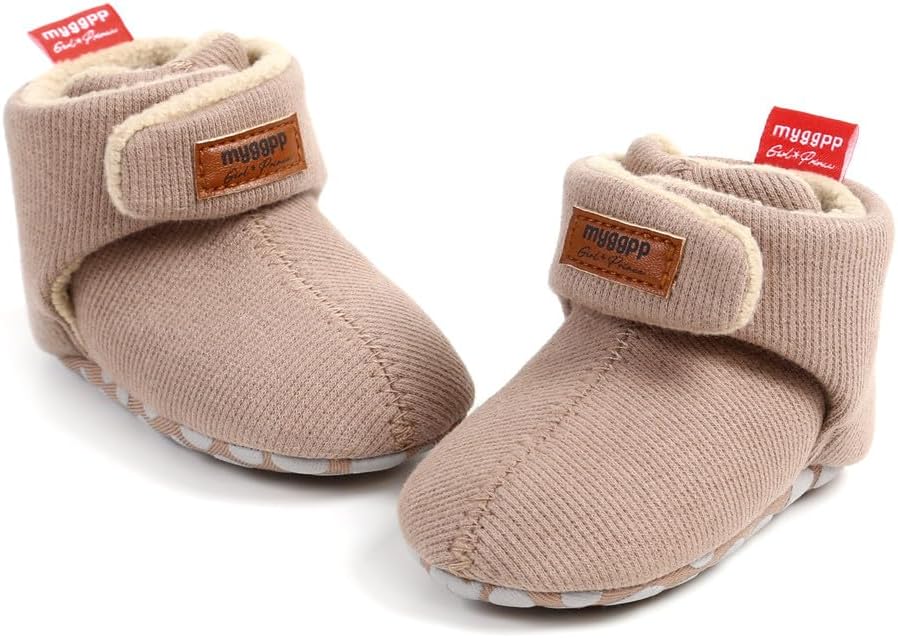 Ohwawadi Infant Baby Slippers Girls Boys Booties Warm Baby Socks Shoes Newborn - Image 6