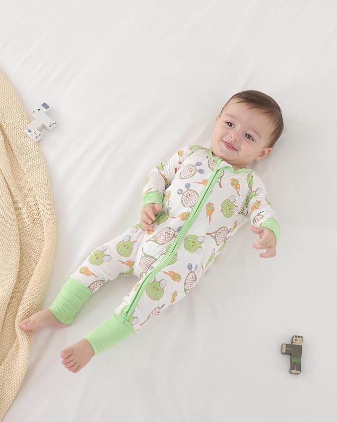 GUISBY Baby Footless Pajamas, Rayon of Bamboo, NB-2T | Rayon of bamboo softness - Image 7