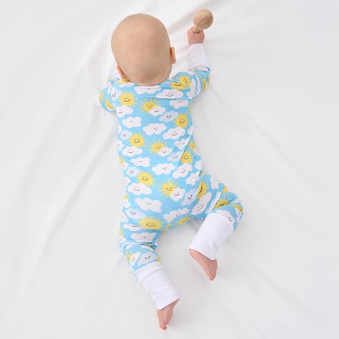 pureborn Baby Sleeper Viscose from Bamboo Zipper Footies 0-24 Months - Image 2