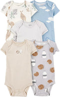Carter's Baby Boys 5-Pack Original Short Sleeve Bodysuits by Carters