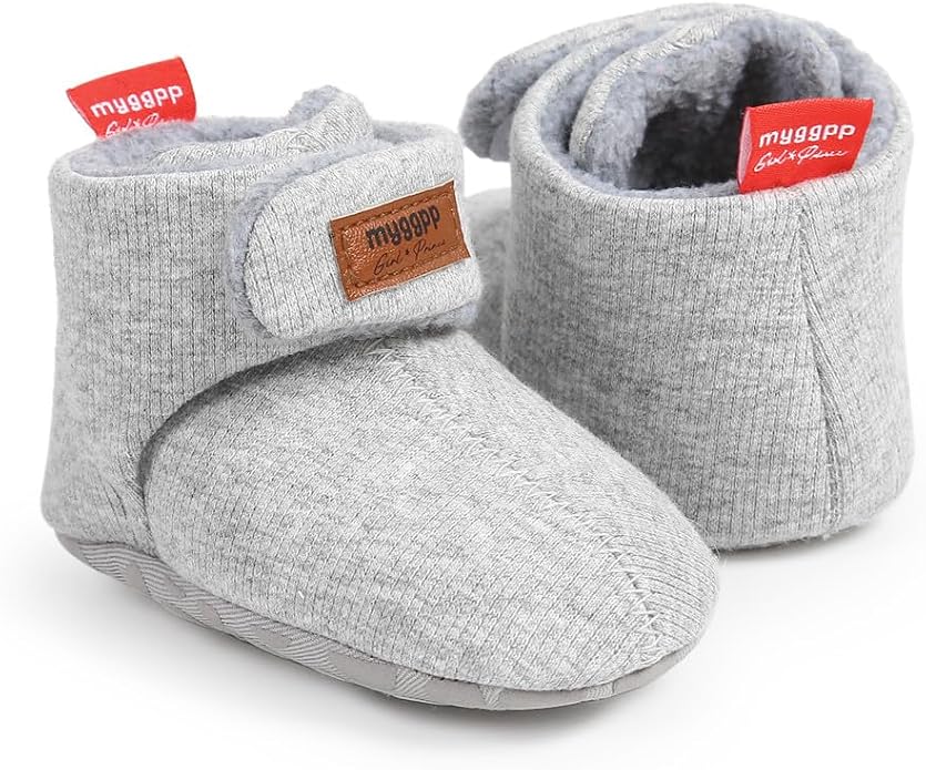 Ohwawadi Infant Baby Slippers Girls Boys Booties Warm Baby Socks Shoes Newborn - Image 6