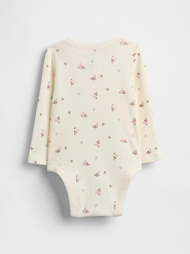 GAP Unisex Baby Long Sleeve Kimono Bodysuit - Image 2