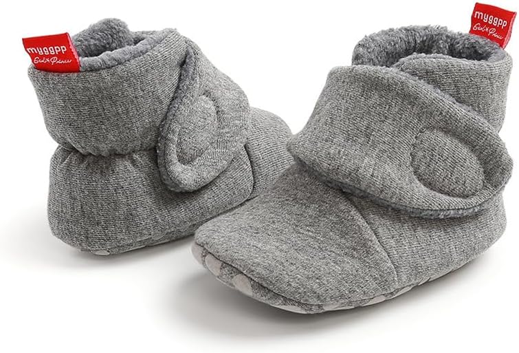 Baby Booties Cozy Fleece Slippers Soft Baby Shoes - Image 6