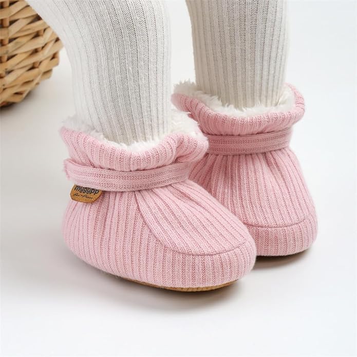 Ohwawadi Infant Baby Slippers Girls Boys Booties Warm Baby Socks Shoes Newborn - Image 2