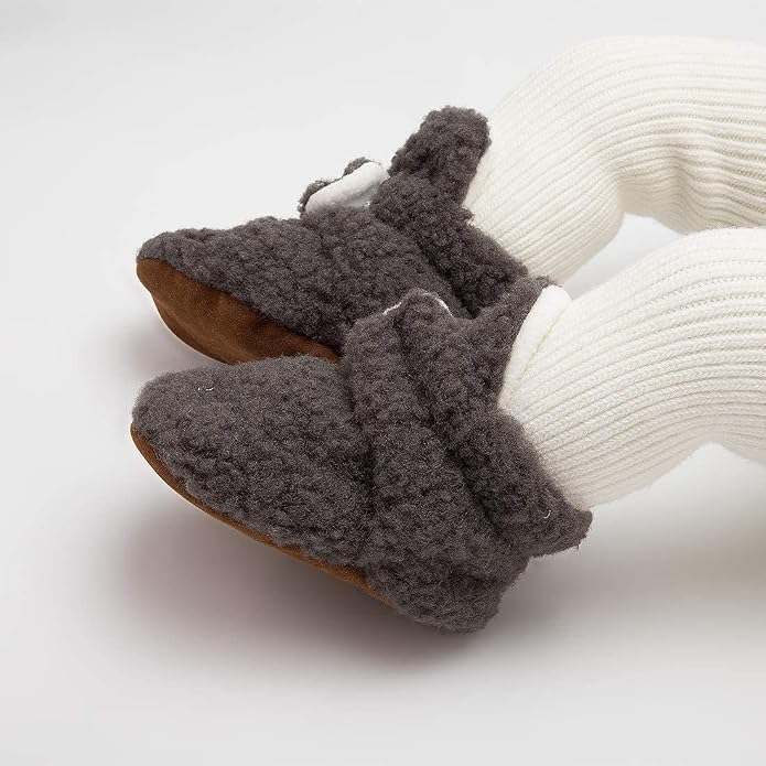 Sawimlgy Newborn Infant Baby Girl Boy Cotton Booties Stay On Sock Slippers Soft - Image 4