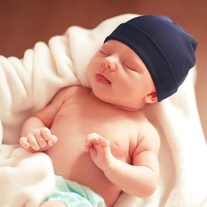 DRESHOW BQUBO 6 Pack Baby Beanie Hats - Image 5