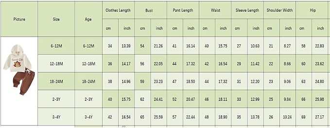 Infant Baby Boy Fall Winter Clothes Outfit Hooded Long Sweatshirt Pant Set - Image 9