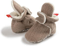 Infant Baby Boys Girls Cozy Fleece Booties Stay on Slippers Non Slip Soft by Bellocasa