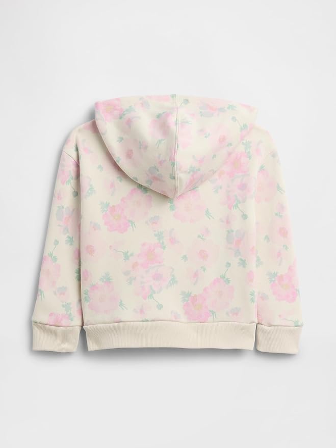GAP Baby Girls' Logo Hoodie Hooded Full Zip Sweatshirt - Image 2
