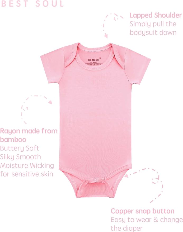 Baby Solid Bodysuit - Image 2