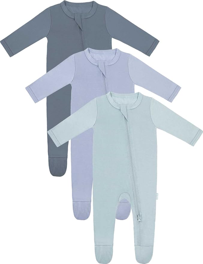 RRP Unisex Baby Footies Pajamas, Rayon Derived From Bamboo, Buttery Soft Sleep by Unknown