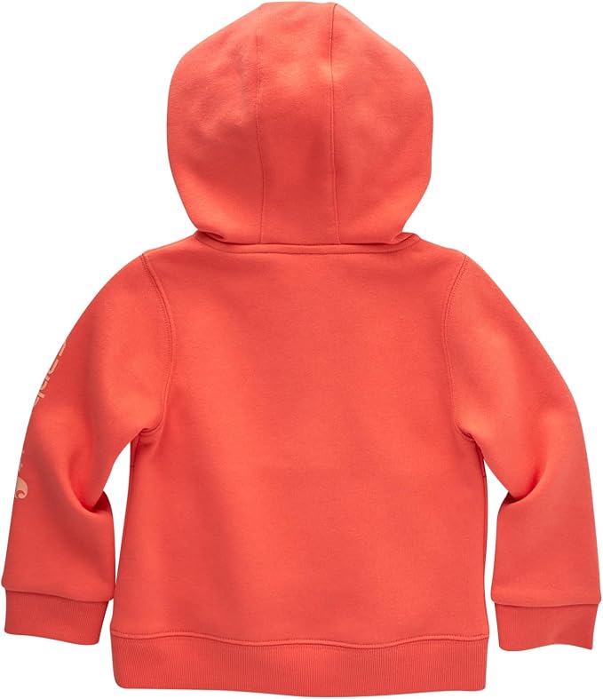 Carhartt girls Long-sleeve Half-zip Hooded Sweatshirt - Image 2
