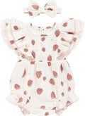 TITKKOP Ruffle Bubble Romper for Baby Girl | One-Piece Shorts Jumpsuit | Summer by TITKKOP
