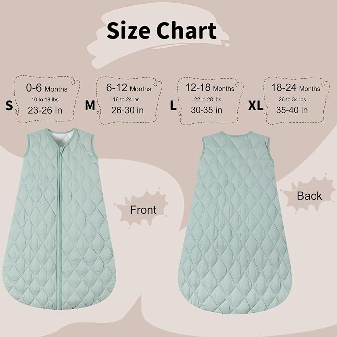 BSTOPPT Baby Sleep Sack TOG 2.5 Winter Baby Wearable Blanket, Infant Sleeping - Image 4