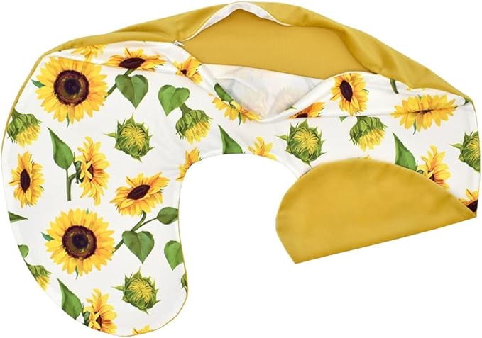 Boyoung Stretchy Nursing Pillow Covers Ultra Soft Slipcovers for Breastfeeding for Baby Girls Boys, Feeding Pillow Cover Fits Standard Infant Support Pillows Positioners Nursing Pillow Case