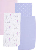 EVERYDAY KIDS 4 Pack of Soft Flannel Receiving Baby Blanket Set by EVERYDAYKIDS