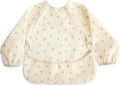 mushie Long Sleeve Baby Bib | Water Resistant Adjustable Fit | Ages 6-24 Months by mushie