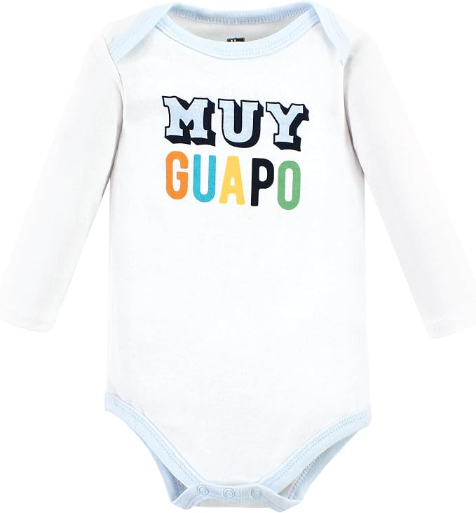 Hudson Baby baby-boys Cotton Long-sleeve Bodysuits 5-pack - Image 6