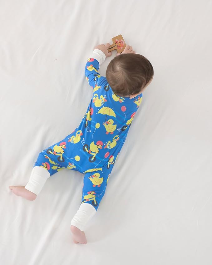 GUISBY Baby Footless Pajamas, Rayon of Bamboo, NB-2T | Rayon of bamboo softness - Image 8