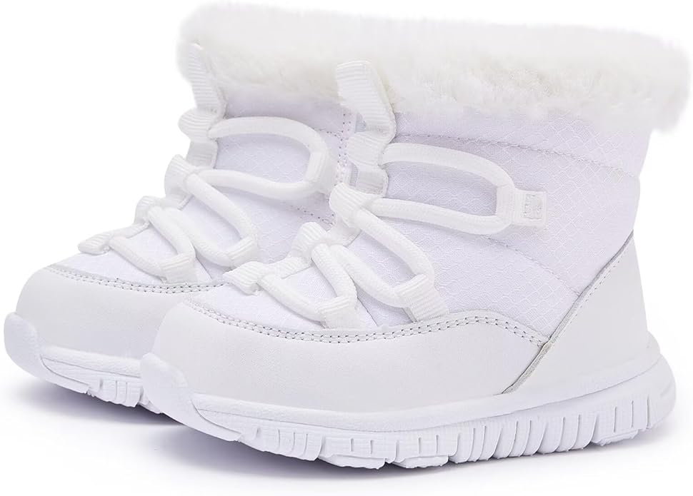 BMCiTYBM Girls Boys Snow Boots Warm Winter Fur Lined Baby Shoes (Infant/Toddler/Little Kid)