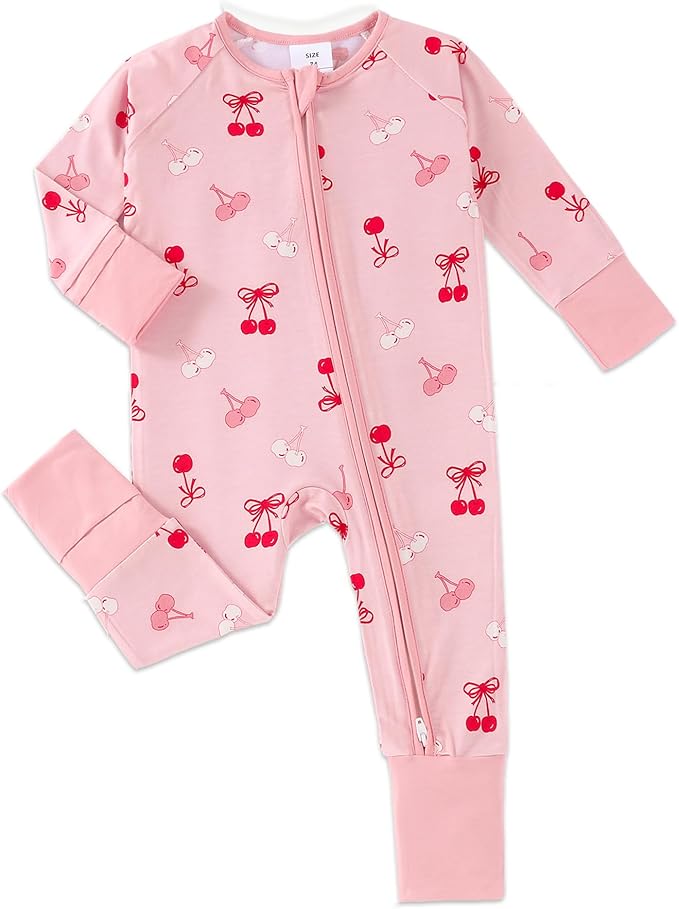 Baby Viscose of Bamboo Convertible Footie Pajamas by Cabahata