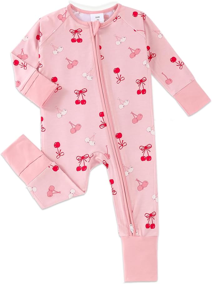 Baby Viscose of Bamboo Convertible Footie Pajamas by Cabahata