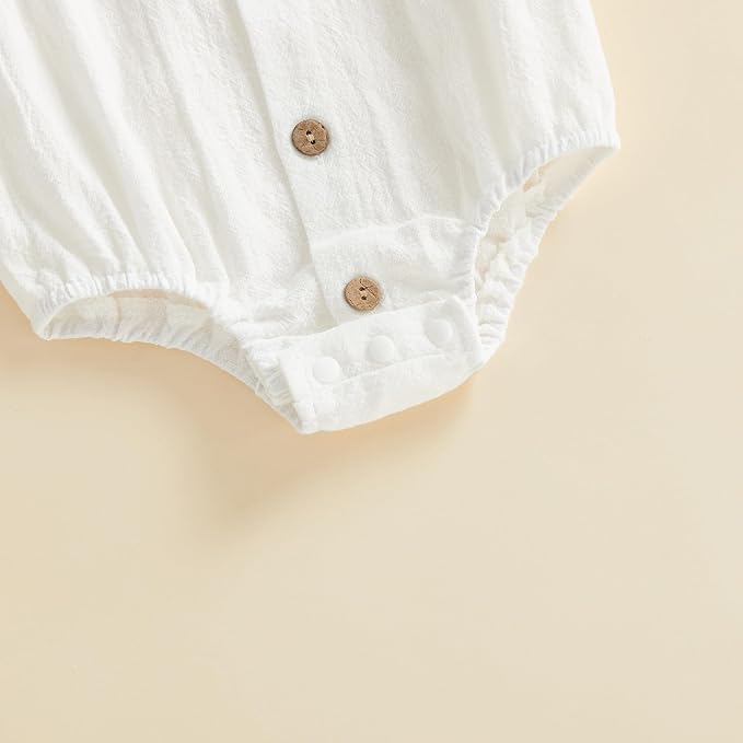 PUHHAPIEY Baby Boy Gentleman Wedding Outfit Dress Romper Suspender Pants | 0 3 - Image 6