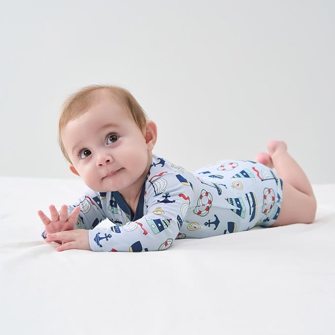 pureborn Baby Girls Boys Bodysuit Super Soft Cotton Romper 0-24 Months | - Image 4