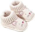 Newborn Baby Boy Girl Knit Booties Soft Sole Non-Slip First Walking Shoes | by Unknown