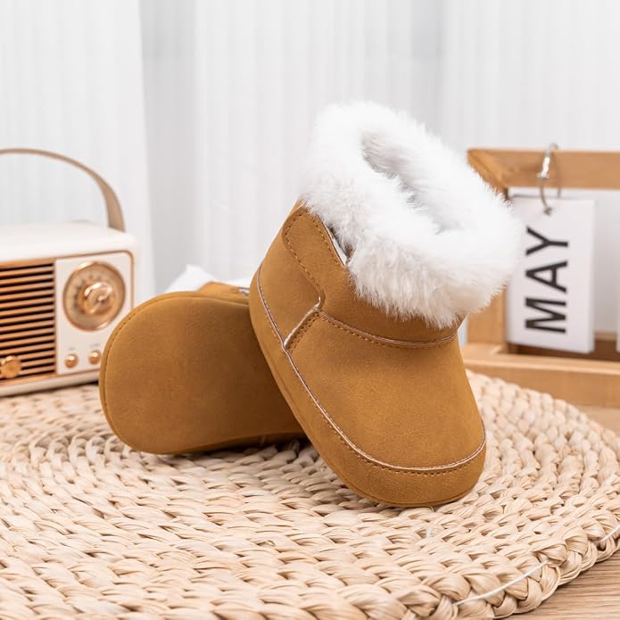 Meckior Baby Girls Cowboy Tassel Boots Side Zipper Moccasins Soft Bottom - Image 4