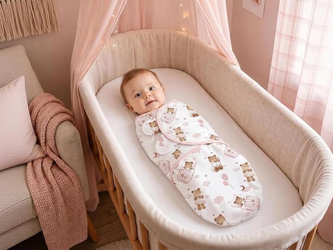 GLLQUEN BABY Swaddles for Newborns 0-3 Months, Adjustable & Easy Fastener | - Image 7