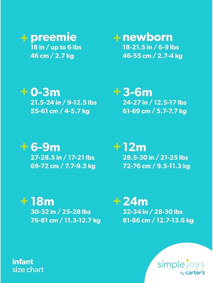Simple Joys by Carter's Baby 8-Pack Short-Sleeve Bodysuit - Image 7
