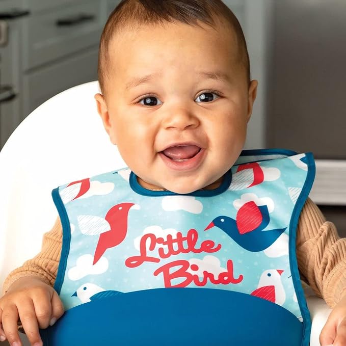 Tiny Twinkle Silicone Pocket Bibs - Image 3