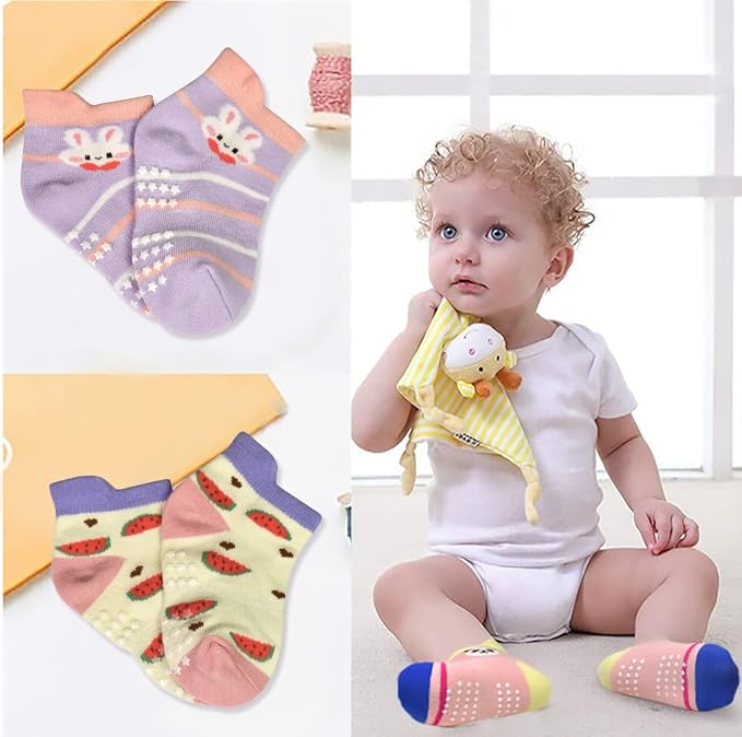 Tphon Non Slip Kids Toddler Socks - Image 6