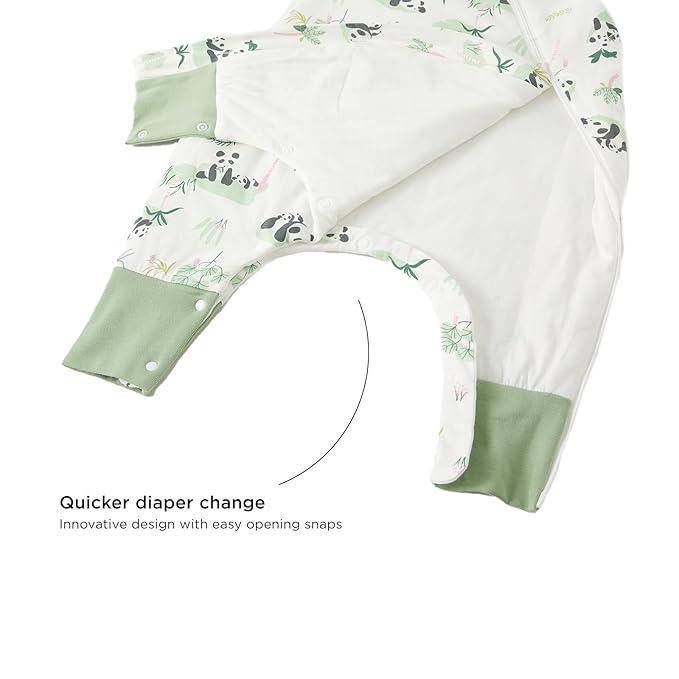 Duomiaomiao 2 Pack 0.5 TOG Toddler Sleep Sack 36-48 Months 100% Cotton Lightweight Baby Sleep Sack with Feet, Breathable Comfy Toddler Wearable Blanket