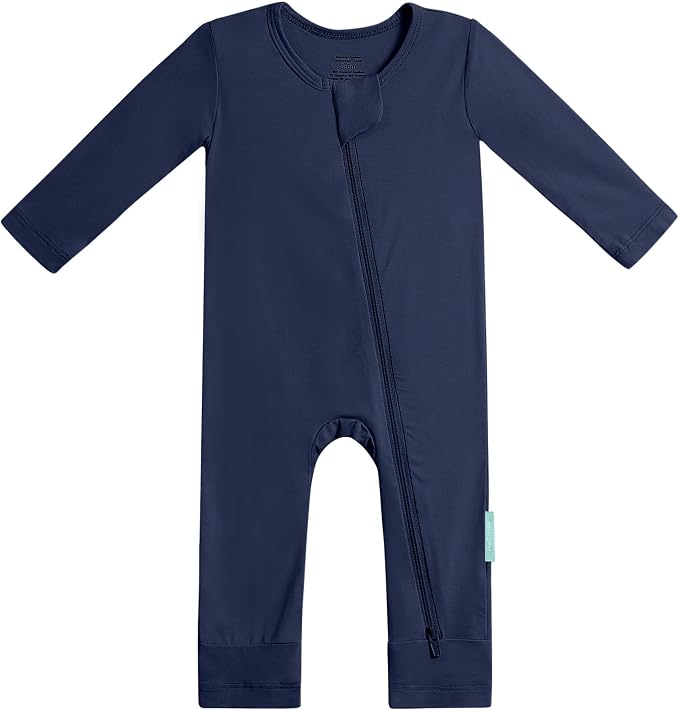 PurComfy Bamboo Viscose Baby Romper, Long Sleeve Pajmas by PurComfy