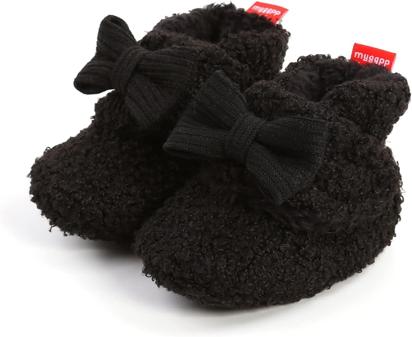 Baby Booties Cozy Fleece Slippers Soft Baby Shoes - Image 6