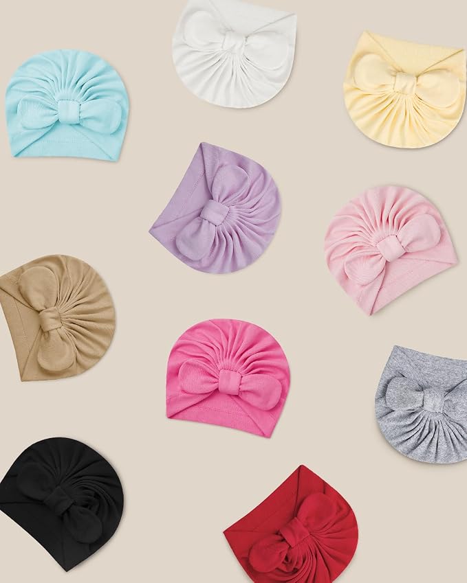 Century Star Newborn Hat for Baby Girls Infant Toddler Soft Hospital Hats - Image 6