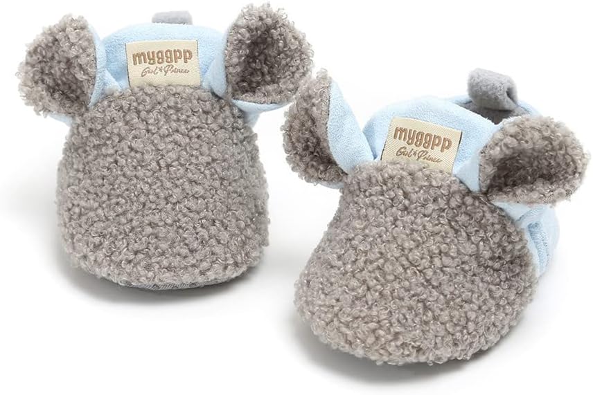 Baby Booties Cozy Fleece Slippers Soft Baby Shoes - Image 4