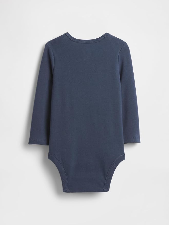 GAP Baby Long Sleeve Logo Bodysuit - Image 2