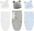 3-Pack Unisex Baby Swaddles for Newborns by Exemaba