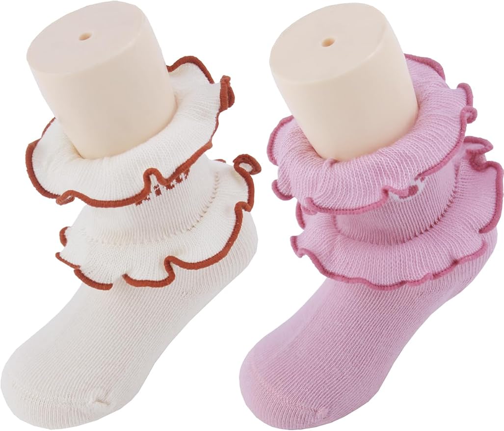 PrinceSasa Little Baby Girl Princess Lace Ruffles Socks Set by PrinceSasa