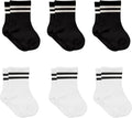 bistyle Baby Grip Ankle Socks 6 Pairs | Newborn Infant Toddlers Sock Organic by bistyle