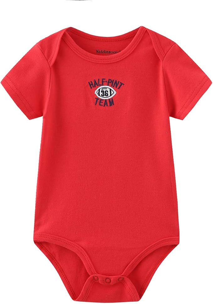 Kiddiezoom Newborn Baby Unisex Cotton One-Piece Bodysuits Baby Gift 5-Pack Baby - Image 6