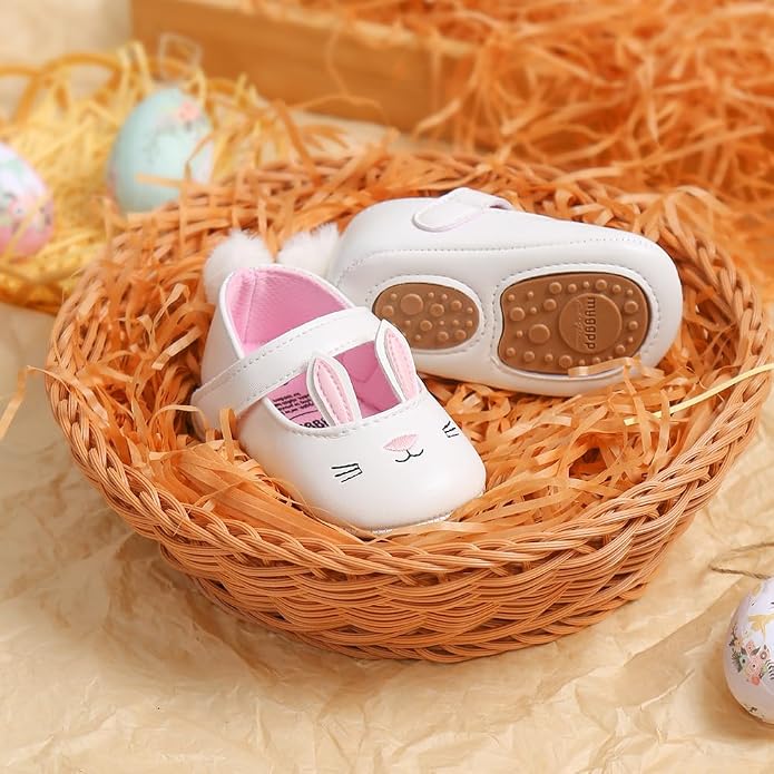 Ohwawadi Infant Baby Boys Girls Slippers Cozy Fleece Booties Soft Bottom Warm - Image 7