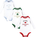 Hudson Baby baby-boys Cotton Long-sleeve Bodysuits 3-pack by HudsonBaby