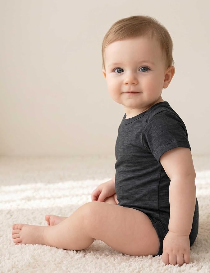 Baby Solid Bodysuit - Image 7